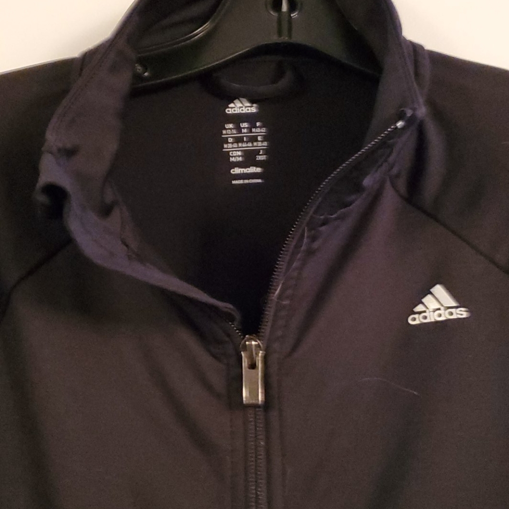Black Adidas athletic jacket - Picture 2 of 15